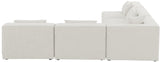 Cube Modular Sectional Sofa - Elegant Linen Textured Design for Customizable Comfort & Style