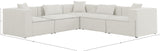 Cube Modular Sectional Sofa - Elegant Linen Textured Design for Customizable Comfort & Style