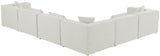 Cube Modular Sectional Sofa - Elegant Linen Textured Design for Customizable Comfort & Style