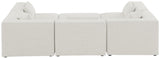 Cube Modular Sectional Sofa - Elegant Linen Textured Design for Customizable Comfort & Style