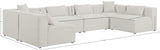 Cube Modular Sectional Sofa - Elegant Linen Textured Design for Customizable Comfort & Style