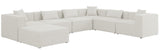Cube Modular Sectional Sofa - Elegant Linen Textured Design for Customizable Comfort & Style