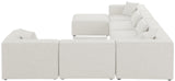Cube Modular Sectional Sofa - Elegant Linen Textured Design for Customizable Comfort & Style