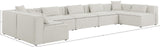 Cube Modular Sectional Sofa - Elegant Linen Textured Design for Customizable Comfort & Style