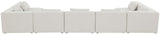 Cube Modular Sectional Sofa - Elegant Linen Textured Design for Customizable Comfort & Style