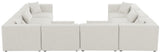 Cube Modular Sectional Sofa - Elegant Linen Textured Design for Customizable Comfort & Style