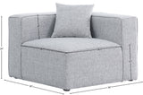 Cube Modular Corner Chair in Elegant Linen Fabric - Create Your Dream Seating Arrangement Today!