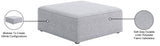 Cube Modular Ottoman with Elegant Linen Upholstery – Create Custom Seating Arrangements Effortlessly!