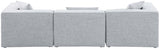 Cube Modular Sofa - Elegant Linen Textured Upholstery for Custom Comfort and Contemporary Style