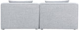 Cube Modular Sofa - Elegant Linen Textured Upholstery for Custom Comfort and Contemporary Style