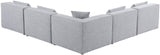 Cube Modular Sectional Sofa - Elegant Cream Linen Fabric with Customizable Configurations & Style