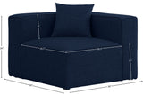 Cube Modular Corner Chair in Elegant Linen Fabric - Create Your Dream Seating Arrangement Today!