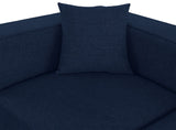 Cube Modular Corner Chair in Elegant Linen Fabric - Create Your Dream Seating Arrangement Today!