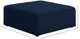 Cube Modular Ottoman with Elegant Linen Upholstery – Create Custom Seating Arrangements Effortlessly!