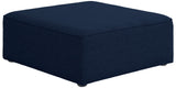 Cube Modular Ottoman with Elegant Linen Upholstery – Create Custom Seating Arrangements Effortlessly!