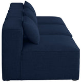 Cube Modular Sofa - Elegant Linen Textured Upholstery for Custom Comfort and Contemporary Style