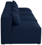 Cube Modular Sofa - Elegant Linen Textured Upholstery for Custom Comfort and Contemporary Style