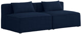 Cube Modular Sofa - Elegant Linen Textured Upholstery for Custom Comfort and Contemporary Style