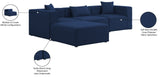 Cube Modular Sectional Sofa - Elegant Cream Linen Upholstery for Customizable Contemporary Comfort