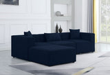 Cube Modular Sectional Sofa - Elegant Cream Linen Upholstery for Customizable Contemporary Comfort