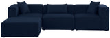 Cube Modular Sectional Sofa - Elegant Cream Linen Upholstery for Customizable Contemporary Comfort