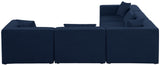 Cube Modular Sectional Sofa - Elegant Cream Linen Upholstery for Customizable Contemporary Comfort