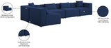 Cube Modular Sectional Sofa - Elegant Cream Linen Upholstery for Customizable Contemporary Comfort