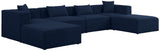 Cube Modular Sectional Sofa - Elegant Cream Linen Upholstery for Customizable Contemporary Comfort