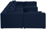 Cube Modular Sectional Sofa - Elegant Cream Linen Upholstery for Customizable Contemporary Comfort