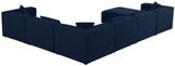 Cube Modular Sectional Sofa - Elegant Cream Linen Upholstery for Customizable Contemporary Comfort