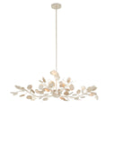 Lunaria Silver Oval Chandelier