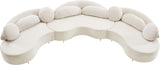 Vivacious Velvet Sectional Sofa Set with Gold & Chrome Legs, Pillows Included for Ultimate Comfort