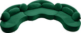 Vivacious Velvet Sectional Sofa Set with Gold & Chrome Legs, Pillows Included for Ultimate Comfort