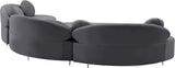 Vivacious Velvet Sectional Sofa Set with Gold & Chrome Legs, Pillows Included for Ultimate Comfort