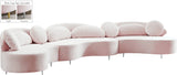 Vivacious Velvet Sectional Sofa Set with Gold & Chrome Legs, Pillows Included for Ultimate Comfort