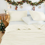 Modern Wave Quilting Reversible All Season Comforter, Ivory