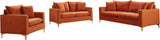 Naomi Velvet Chair – Luxurious Contemporary Design with Customizable Legs and Cozy Pillows Included
