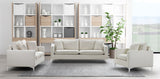 Naomi Contemporary Loveseat with Plush Velvet Comfort and Customizable Gold & Chrome Legs for Style