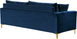 Naomi Velvet Sofa - Luxurious Comfort with Customizable Legs & Cozy Pillows for Stylish Living Rooms