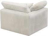Cozy Armless Modular Chair: Luxurious Fiber-Filled Cushions for Ultimate Comfort and Style