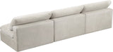 Cozy Modular Armless Sofa – Experience Cloud-Like Comfort with Soft Fiber-Filled Cushions Today!