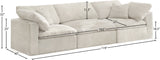 Cozy Modular Sofa: Embrace Cloud-Like Comfort with Soft Fiber Cushions for Ultimate Relaxation