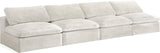 Cozy Modular Armless Sofa – Experience Cloud-Like Comfort with Soft Fiber-Filled Cushions Today!