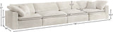Cozy Modular Sofa: Embrace Cloud-Like Comfort with Soft Fiber Cushions for Ultimate Relaxation