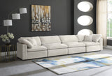 Cozy Modular Sofa: Embrace Cloud-Like Comfort with Soft Fiber Cushions for Ultimate Relaxation