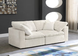 Cozy Modular Sofa: Embrace Cloud-Like Comfort with Soft Fiber Cushions for Ultimate Relaxation
