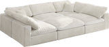 Cozy Velvet Modular Sectional Sofa - Cloud-Like Comfort with Elegant Design for Any Living Space