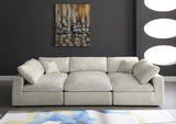Cozy Velvet Modular Sectional Sofa - Cloud-Like Comfort with Elegant Design for Any Living Space