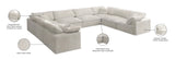 Cozy Velvet Modular Sectional Sofa - Cloud-Like Comfort with Elegant Design for Any Living Space