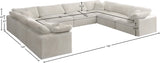 Cozy Velvet Modular Sectional Sofa - Cloud-Like Comfort with Elegant Design for Any Living Space